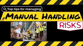 Top Tips for Managing Manual Handling Risks  Stay Safe at Work [upl. by Norrag50]