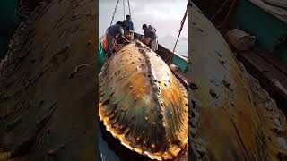 Massive Sea Beasts Captured by Fishermen 🐙🎣 fishingdiscoveries deepocean oceanmysteries [upl. by Tomasine]