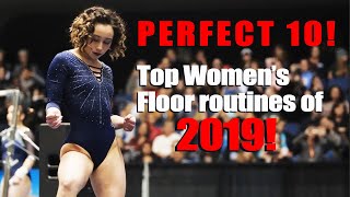 Top Womens Gymnastics Floor Routines of 2019  Katelyn Ohashi Perfect 10 Routine [upl. by Eaver335]