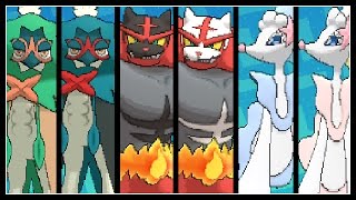 FULL POKEMON FINAL EVOLUTIONS TEAM GEN 7 [upl. by Adnuahsor]