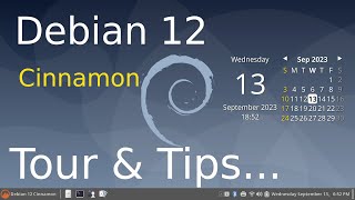 Debian 12  Cinnamon  Tour amp Tips [upl. by Boehmer]