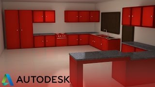 Modelling Kitchen Tutorial 3DS MAX5 [upl. by Nnail]