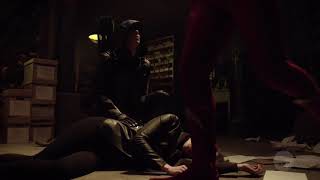 Elseworlds Part 2 Barry and Oliver Hallucination Fight full scene [upl. by Navoj]