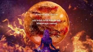 Mangal Mars Beej mantra  108 repetitions [upl. by Anavi]