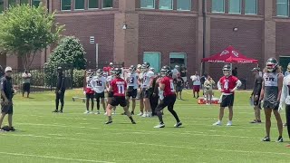 Cordarrelle Patterson and Jeff Okudah return to practice for Falcons  Full raw video [upl. by Munster495]