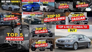 Top Most Reliable Cars from major car brands  1 hour of car knowledge  All you need to know [upl. by Ilyak104]