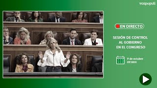 🔴 EN DIRECTO  Sesión de control al Gobierno en el Congreso de los Diputados [upl. by Nevile]