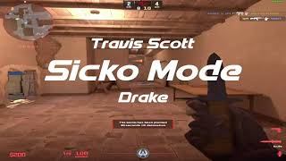 SICKO MODE  CS2 Fragmovie [upl. by Enenaj]