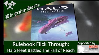 EN Flick Through Halo Fleet Battles Core Rulebook [upl. by Sezen]