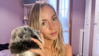 MIC BRUSHING e PENSIERI POSITIVI 💜 ASMR [upl. by Sallie]