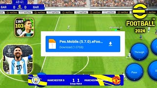 Download eFootball PES 2024 Mobile PATCH Obb APK DATA Download For Android amp Ios  V300 [upl. by Assira]