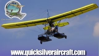 Quicksilver Aircraft Quicksilver Aeronautics Quicksilver Sport 2S on Puddle Jumper Floats [upl. by Esten]