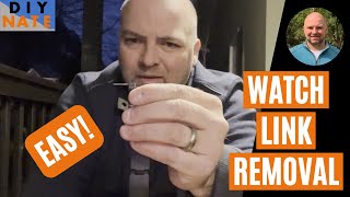 How to Easily Tighten Metal Watch Band [upl. by Aubert601]