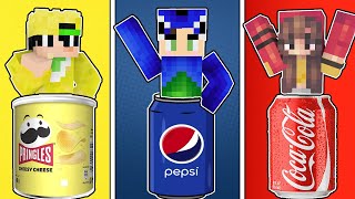 Using Only ONE COLOR In Minecraft 😱 [upl. by Martainn921]