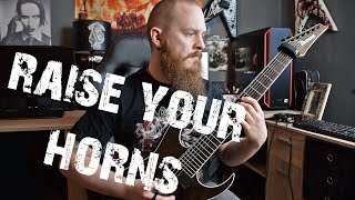 Amon Amarth  Raise Your Horns Guitar Cover by FearOfTheDark [upl. by Veedis]