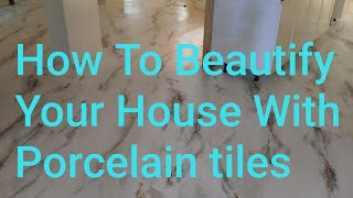 Amazing Installation Of Porcelain Tiles You Have To See It [upl. by Benkley327]