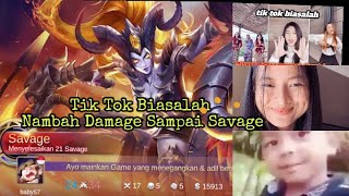 Lagu Tiktok Biasalah Mobile Legends Nambah Damage Auto Savage [upl. by Hamer]