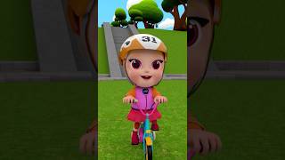 I Can Ride a Bike 🚲  Exercise Song  Rosoo Family kidssong nurseryrhymes shorts [upl. by Mountford]