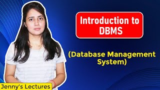 Lec 1 Introduction to DBMS  Database Management System [upl. by Arahat]