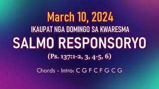 Salmo Responsoryo  March 10 2024  with chords [upl. by Standush549]