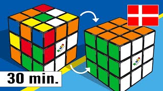 Nem Guide Til At Løse Rubiks Cuben  30min Professorterning Løsning I MasterCubeStoredk [upl. by Morrissey]