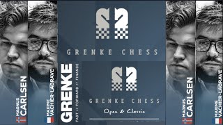 GRENKE Chess Classic and Open 2024 Magnus Carlsen Vs Maxime VachierLagrave [upl. by Ert]