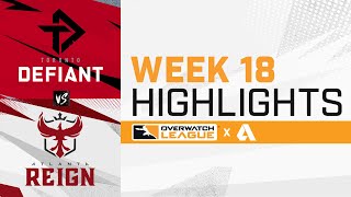 Toronto Defiant VS Atlanta Reign  Overwatch League 2021 Highlights  Week 18 Day 4 [upl. by Ralip]