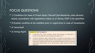 Corporate and Other Laws CA Intermediate  Shares Accounts ipce caexams charteredaccountant [upl. by Ailemor66]