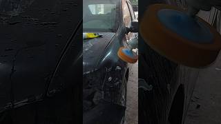 How to polish a car after painting car shorts [upl. by Toby]