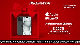 Eski telefonunu getir 3000 TL ek takas indirimi ile iPhone 15 modellerinden birine sahip ol [upl. by Onimod208]