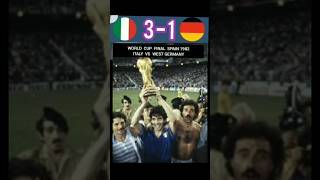 1982  FINAL PIALA DUNIA 1982  WORLD CUP 1982  Italy vs West Germany historysport70 [upl. by Ynehpets698]