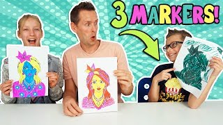 3 MARKER CHALLENGE w our DAD Part 2 [upl. by Hance]