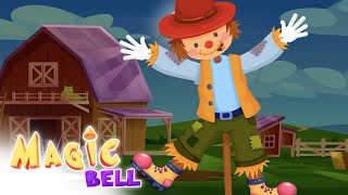 Dingle dangle scarecrow  Magic Bell 🔔 kids songs [upl. by Aianat173]