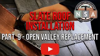 NSA Slate Roof Installation  Open Valley Replacement [upl. by Annmarie209]