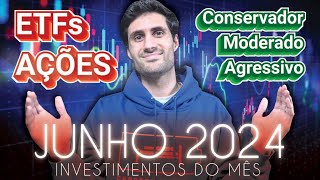 IMPOSTOS  ETFs e Stock Split da NVIDIA 🤑 INVESTIMENTOS do Mês 📅 Junho 2024 [upl. by Ytiak]