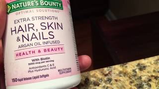 Hair skin and nails supplement review [upl. by Dewie796]