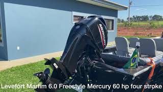 Levefort Marfim 60 Freestyle com Mercury 60 finalmente montado [upl. by Isaiah]