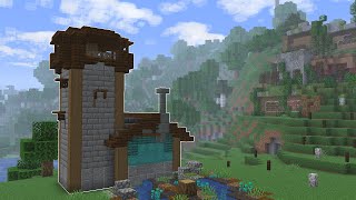 Building a cartographer house in Minecraft [upl. by Sheley]