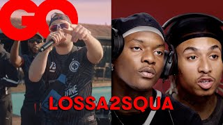 Lossa2Squa juge le rap français Jul Alonzo DTF Tiakola  GQ [upl. by Alvie822]