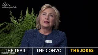 Clinton goes between two ferns Trump calls for stop and frisk [upl. by Alrak]