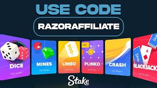 Stake Promo Code quotRAZORAFFILIATEquot  300 BONUS  STAKE PROMO CODE [upl. by Giamo268]