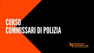 Corso preparazione concorsi commissari polizia [upl. by Sax]