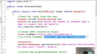 25 Advanced java tutorial JDBC  Select Query using PreparedStatement  adv java [upl. by Orel192]