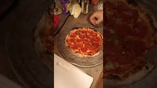 NY pizza Carbon oven Creative slicing [upl. by Treb]