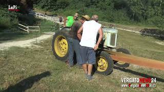 Festa della Battitura a Labante Trebbiatrice Borsari  Videodocumento di Luciano Piacenti [upl. by Yadsnil]