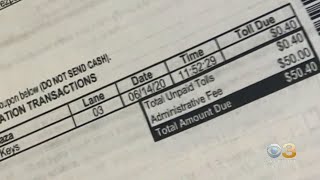 EZ Pass Users Receiving Ridiculous Bills With Administrative Fees For Tolls Closed During Shutdow [upl. by Linoel]