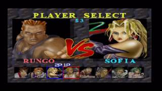 Battle Arena Toshinden  Big Ben Rungo vs wauhti Sofia [upl. by Aluin]