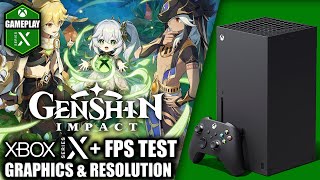 Genshin Impact  Xbox Series X Gameplay  FPS Test [upl. by Nabetse]