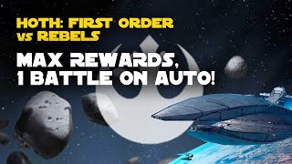 Hoth First Order vs Rebels Galactic Challenge  SWGOH GC X [upl. by Edd205]