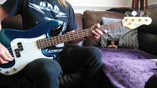 Saltcoats man plays quotThunder And Lightningquot by Gamma Bass cover gamma heavymetal basscover [upl. by Ylenaj]